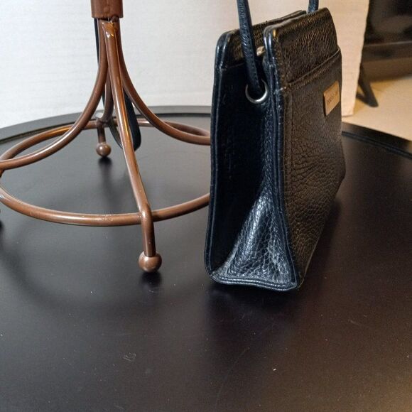 Vintage Anne Klein II Leather Mini crossbody bag Cottagecore Granny Chic Prom - Picture 4 of 10